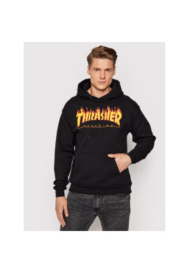 Thrasher Суитшърт Flame Черен Regular Fit - Pepit.bg