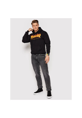 Thrasher Суитшърт Flame Черен Regular Fit - Pepit.bg