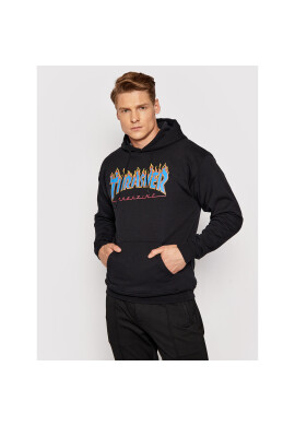 Thrasher Суитшърт Flame Черен Regular Fit - Pepit.bg