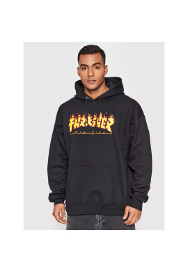 Thrasher Суитшърт Godzilla Flame Черен Regular Fit - Pepit.bg