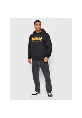 Thrasher Суитшърт Godzilla Flame Черен Regular Fit - Pepit.bg
