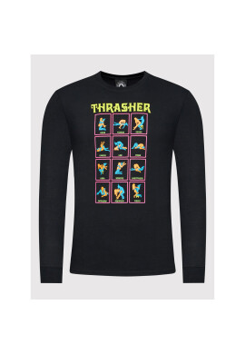 Thrasher Тениска с дълъг ръкав Light Черен Regular Fit - Pepit.bg