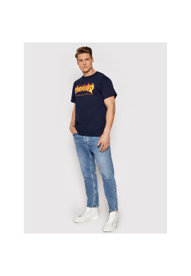 Thrasher Тишърт Flame Тъмносин Regular Fit - Pepit.bg