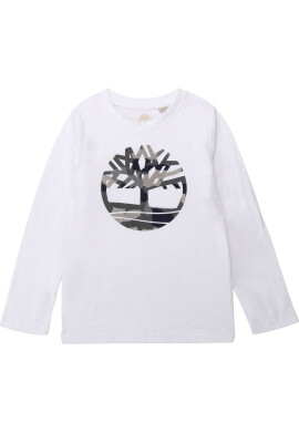 Timberland Блуза T25Q21 D Бял Regular Fit - Pepit.bg
