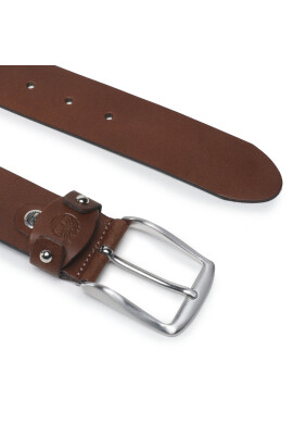 Timberland Мъжки колан 40Mm Loop Logo Belt TB0A1BY8 Кафяв - Pepit.bg