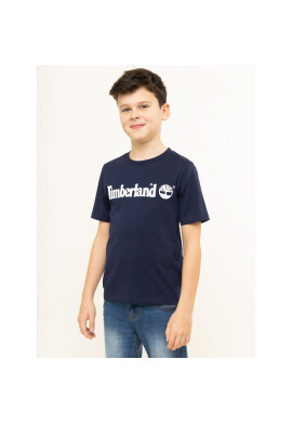 Timberland Тишърт T25P12 Тъмносин Regular Fit - Pepit.bg