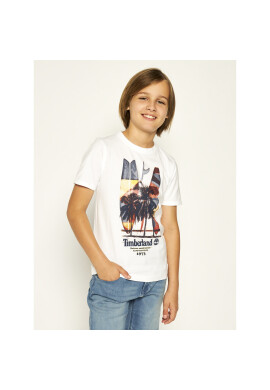 Timberland Тишърт T25Q68 D Бял Regular Fit - Pepit.bg