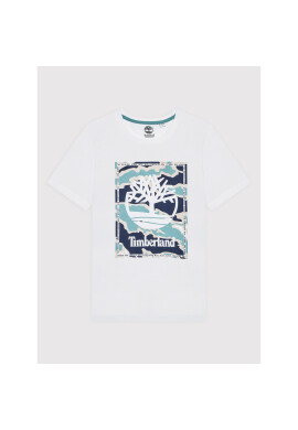 Timberland Тишърт T25S84 S Бял Regular Fit - Pepit.bg