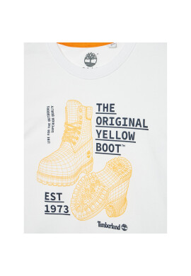 Timberland Тишърт T25S86 D Бял Regular Fit - Pepit.bg