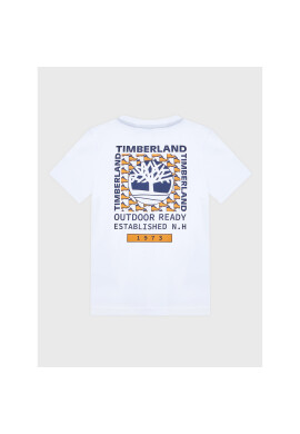 Timberland Тишърт T25T84 S Бял Regular Fit - Pepit.bg