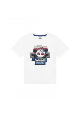 Timberland Тишърт T25T92 S Бял Regular Fit - Pepit.bg