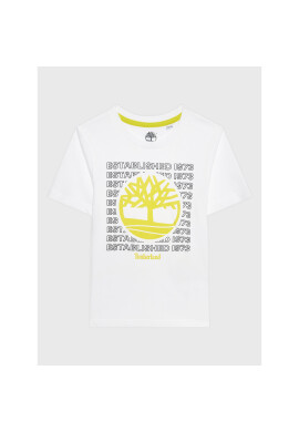 Timberland Тишърт T25T97 D Бял Regular Fit - Pepit.bg