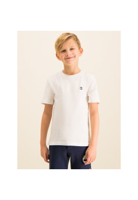 Timberland Тишърт T25Z07 D Бял Regular Fit - Pepit.bg
