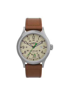 Timex Часовник Expedition x Peanuts TW4B25000 Кафяв - Pepit.bg