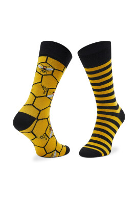 Todo Socks Дълги чорапи unisex Busy Bee Жълт - Pepit.bg