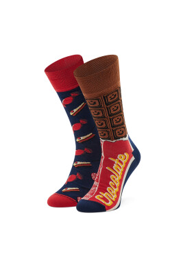 Todo Socks Дълги чорапи unisex Choco Choco Цветен - Pepit.bg