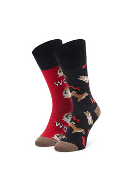 Todo Socks Дълги чорапи unisex Crazy Piesel Цветен - Pepit.bg