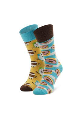Todo Socks Дълги чорапи unisex Donut Heaven Цветен - Pepit.bg