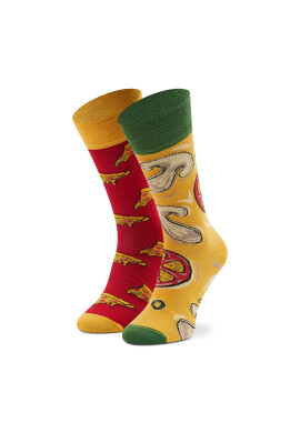 Todo Socks Дълги чорапи unisex Pizza Party Цветен - Pepit.bg