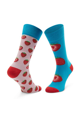 Todo Socks Дълги чорапи unisex Strawberry Paradise Цветен - Pepit.bg
