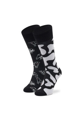 Todo Socks Дълги чорапи unisex Wow Cow Черен - Pepit.bg