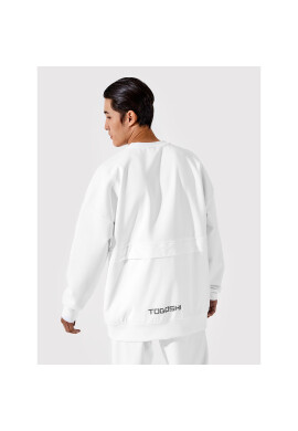 Togoshi Суитшърт TG22-BLM001 Бял Oversize - Pepit.bg