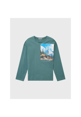 Tom Tailor Блуза 1033186 Зелен Regular Fit - Pepit.bg