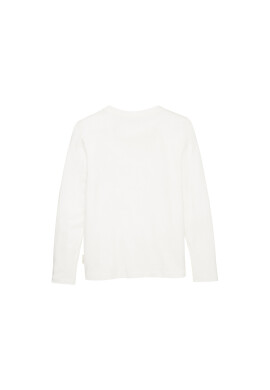 Tom Tailor Блуза 1033887 Бял Regular Fit - Pepit.bg