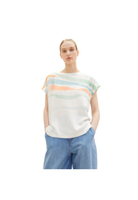 Tom Tailor Блуза 1035474 Бял Regular Fit - Pepit.bg