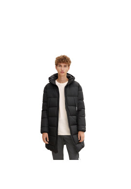 Tom Tailor Denim Пухено яке 1032430 Черен Regular Fit - Pepit.bg