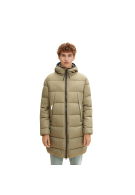 Tom Tailor Denim Пухено яке 1032430 Зелен Regular Fit - Pepit.bg