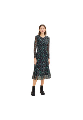 Tom Tailor Denim Рокля 1034283 Черен Regular Fit - Pepit.bg