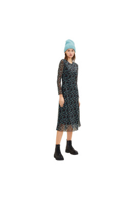 Tom Tailor Denim Рокля 1034283 Черен Regular Fit - Pepit.bg