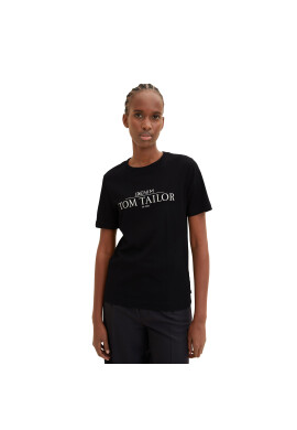 Tom Tailor Denim Тишърт 1035362 Черен - Pepit.bg