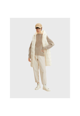 Tom Tailor Елек 1031315 Бял Regular Fit - Pepit.bg