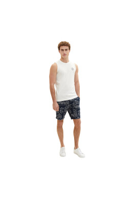 Tom Tailor Мъжки топ 1037261 Бял Regular Fit - Pepit.bg