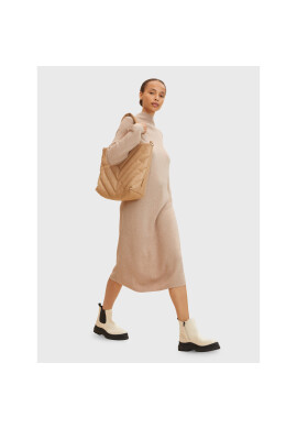 Tom Tailor Плетена рокля 1032762 Бежов Regular Fit - Pepit.bg