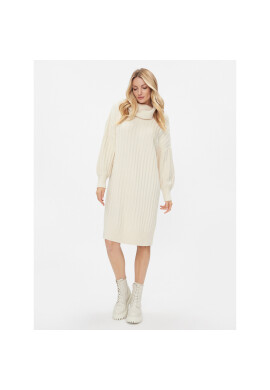 Tom Tailor Плетена рокля 1040038 Бежов Regular Fit - Pepit.bg