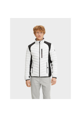Tom Tailor Пухено яке 1031475 Бял Regular Fit - Pepit.bg