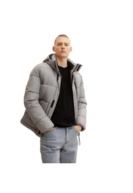 Tom Tailor Denim Пухено яке 1032434 Сив Regular Fit - Pepit.bg