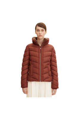 Tom Tailor Пухено яке 1032477 Кафяв Regular Fit - Pepit.bg