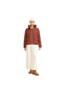 Tom Tailor Пухено яке 1032477 Кафяв Regular Fit - Pepit.bg