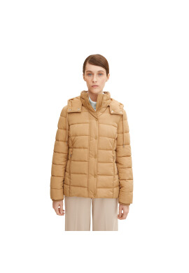 Tom Tailor Пухено яке 1032480 Бежов Regular Fit - Pepit.bg