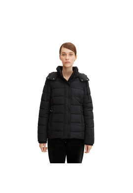 Tom Tailor Пухено яке 1032480 Черен Regular Fit - Pepit.bg
