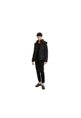Tom Tailor Пухено яке 1032480 Черен Regular Fit - Pepit.bg