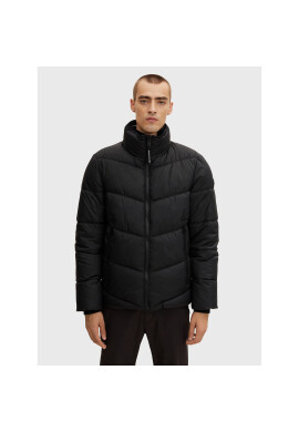 Tom Tailor Пухено яке 1032482 Черен Regular Fit - Pepit.bg
