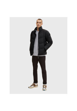 Tom Tailor Пухено яке 1032482 Черен Regular Fit - Pepit.bg