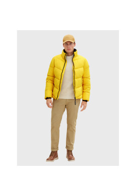 Tom Tailor Пухено яке 1032482 Жълт Regular Fit - Pepit.bg