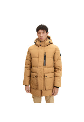 Tom Tailor Пухено яке 1032487 Кафяв Regular Fit - Pepit.bg