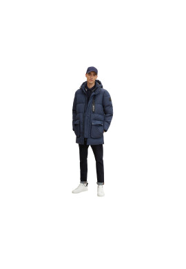 Tom Tailor Пухено яке 1032487 Тъмносин Regular Fit - Pepit.bg